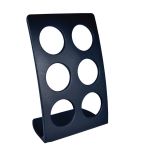 Soporte para Exhibidor K-Cup® de 6 Orificios, Negro